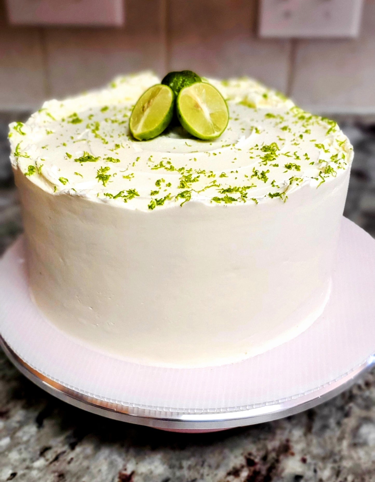 Key Lime Cake Cheesecake