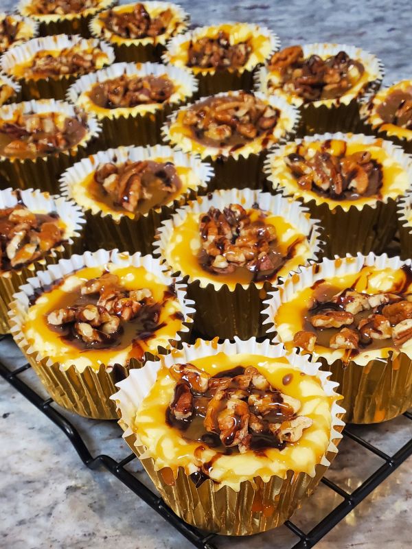 Turtle Cheesecake Minis