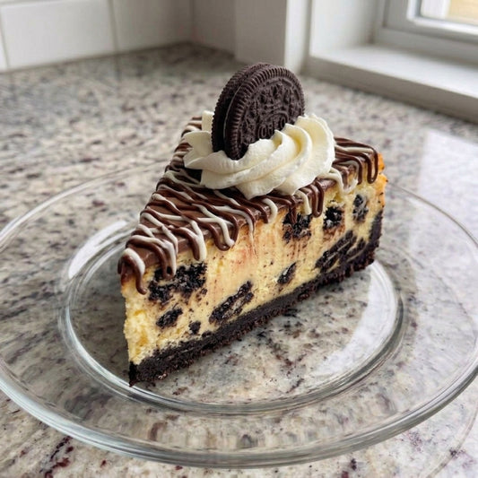 Oreo Cheesecake Slice