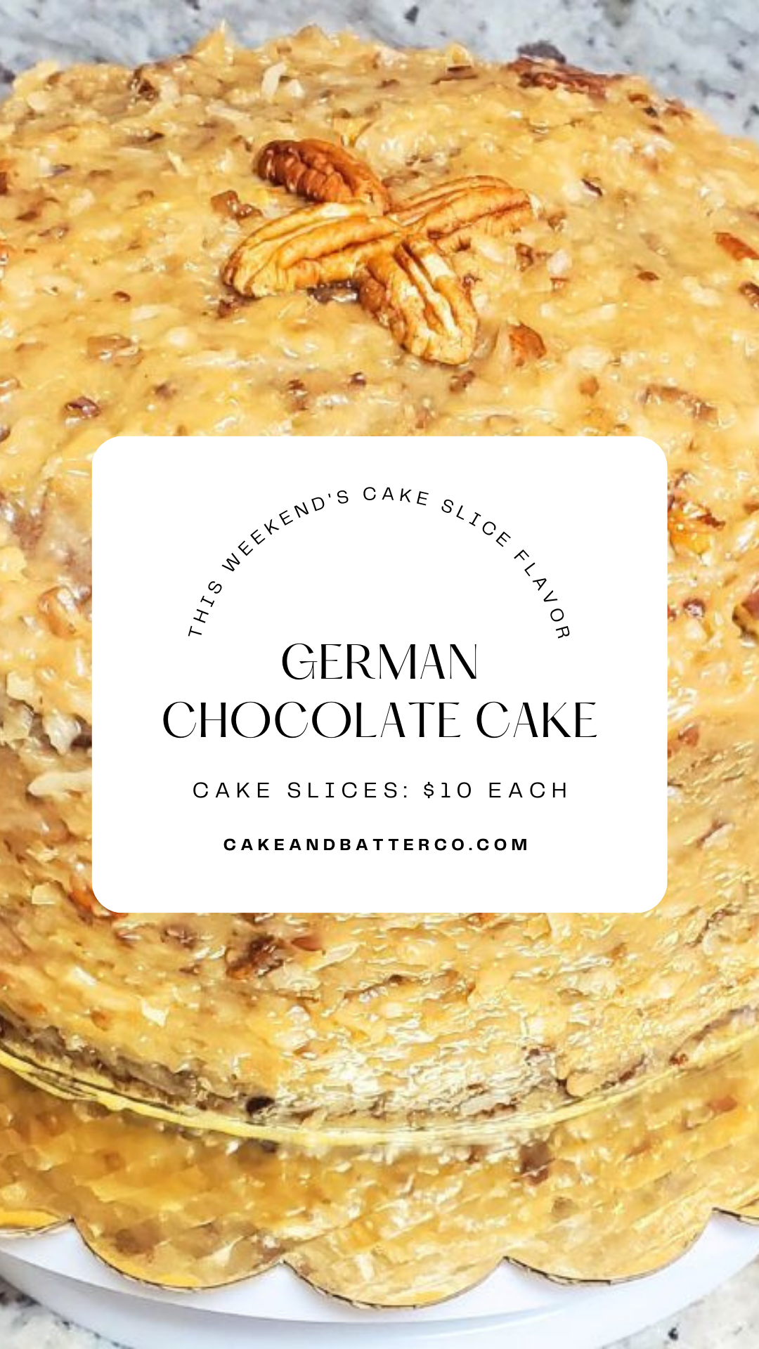 March 22nd & 23rd || German Chocolate