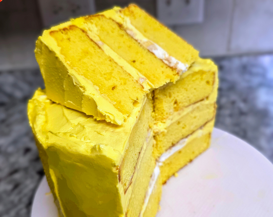 Lemon Cake Slice