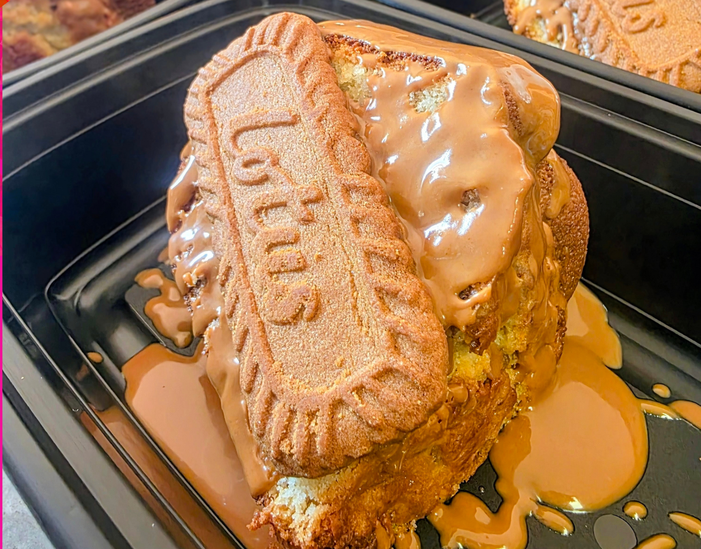 Cookie Butter Poundcake Slice