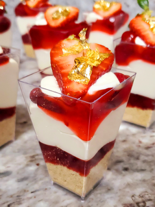 Strawberry Cheesecake Shooters
