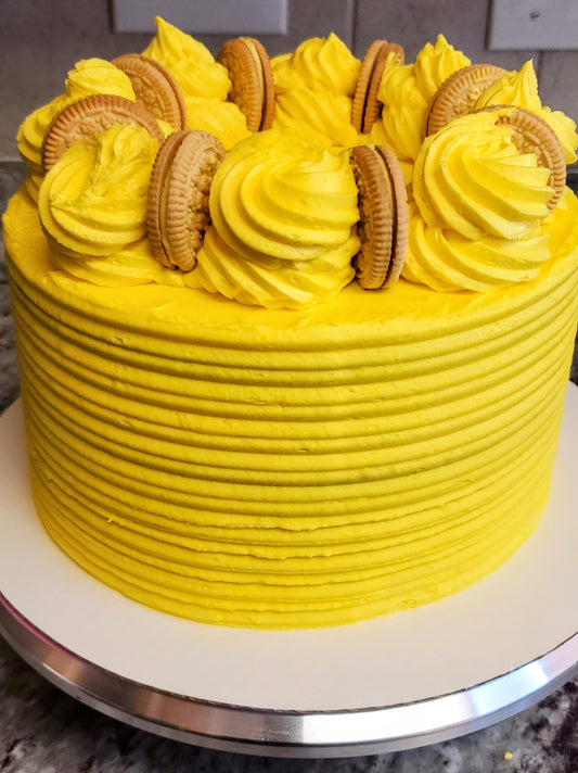 Lemon Cookie Cake