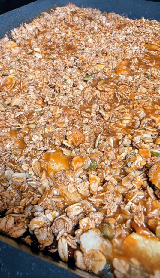 Caramel Apple Cobbler