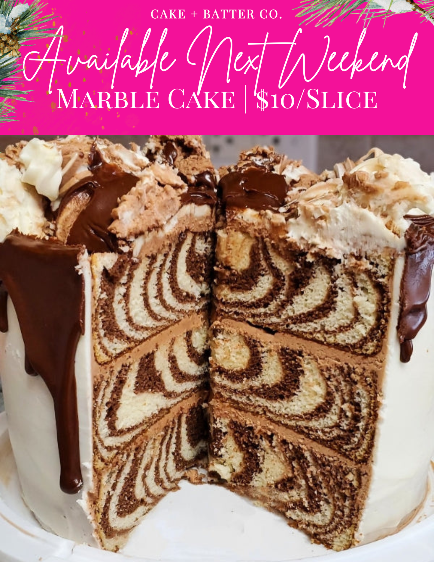 Jan. 17th & 18th || Marble Cake Slice