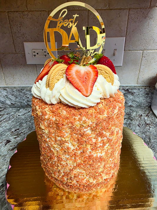 Strawberry Crunch with Cheesecake