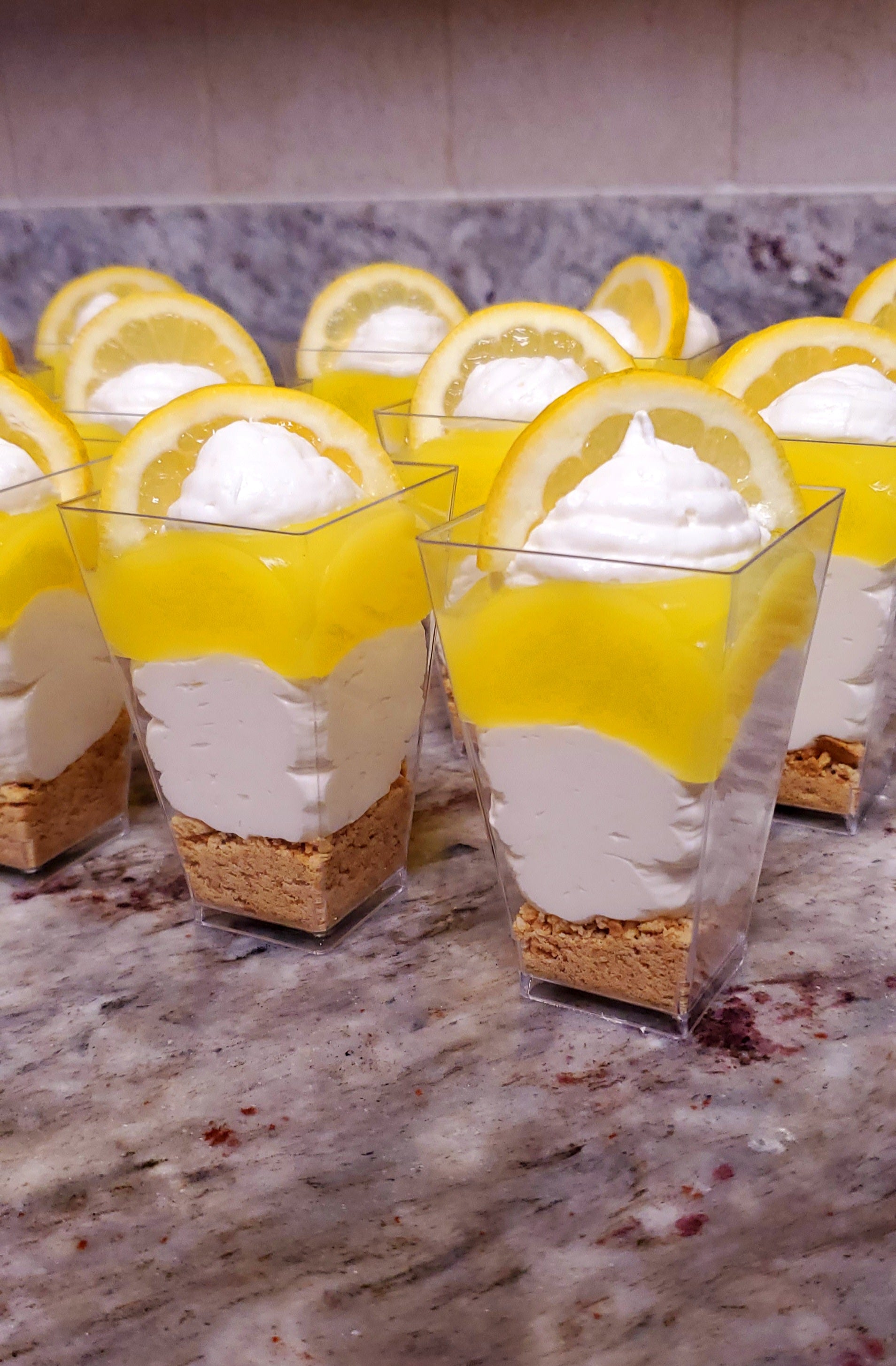 Lemon Cheesecake Shooters – Cake + Batter Co