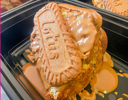 Cookie Butter Poundcake Slice